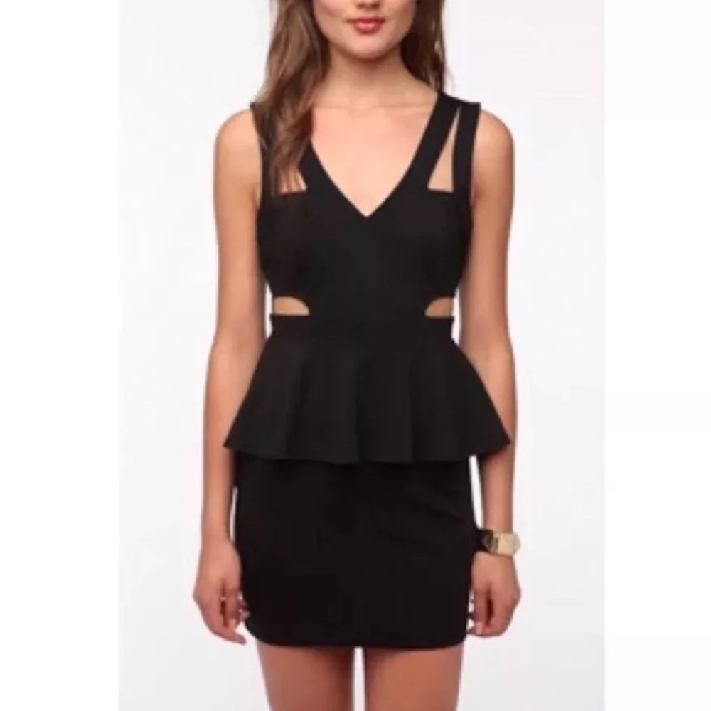 Urban Outfitters Sparkle & Fade Black Dress 2 - Picture 1 of 6